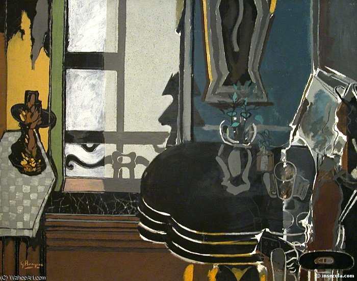 WikiOO.org – 美術百科全書 - 繪畫，作品 Georges Braque - 无题（4989）