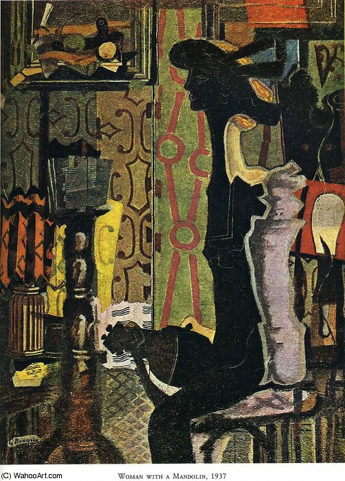 Wikioo.org – L'Encyclopédie des Beaux Arts - Peinture, Oeuvre de Georges Braque - Untitled (7878)