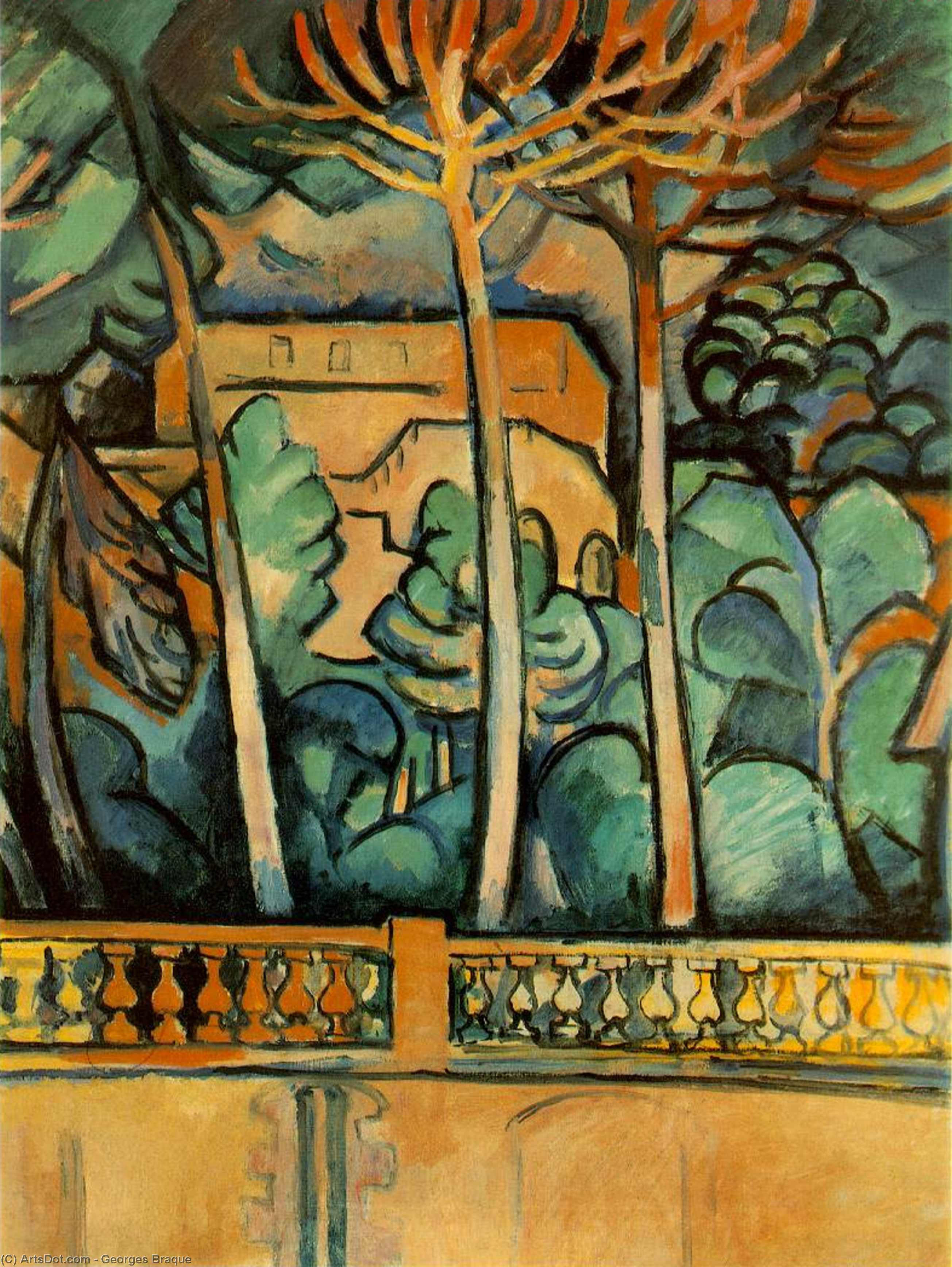 WikiOO.org - 百科事典 - 絵画、アートワーク Georges Braque - 無題 4829