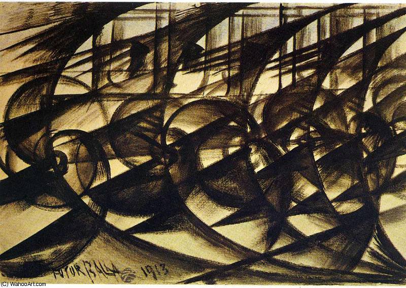 Wikioo.org - The Encyclopedia of Fine Arts - Painting, Artwork by Giacomo Balla - untitled (5931)