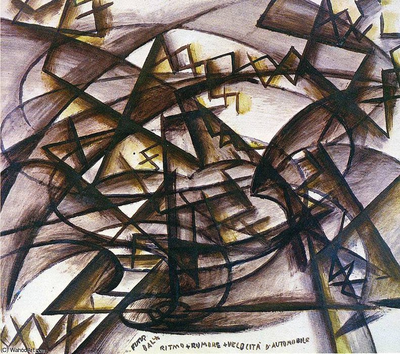 WikiOO.org - Енциклопедия за изящни изкуства - Живопис, Произведения на изкуството Giacomo Balla - untitled (3292)
