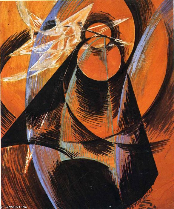 WikiOO.org - 백과 사전 - 회화, 삽화 Giacomo Balla - untitled (9164)