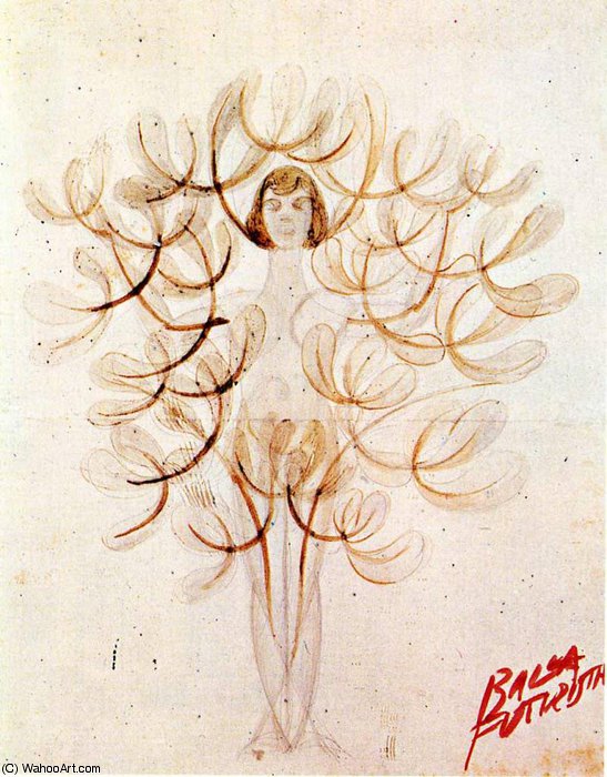 Wikoo.org - موسوعة الفنون الجميلة - اللوحة، العمل الفني Giacomo Balla - untitled (492)