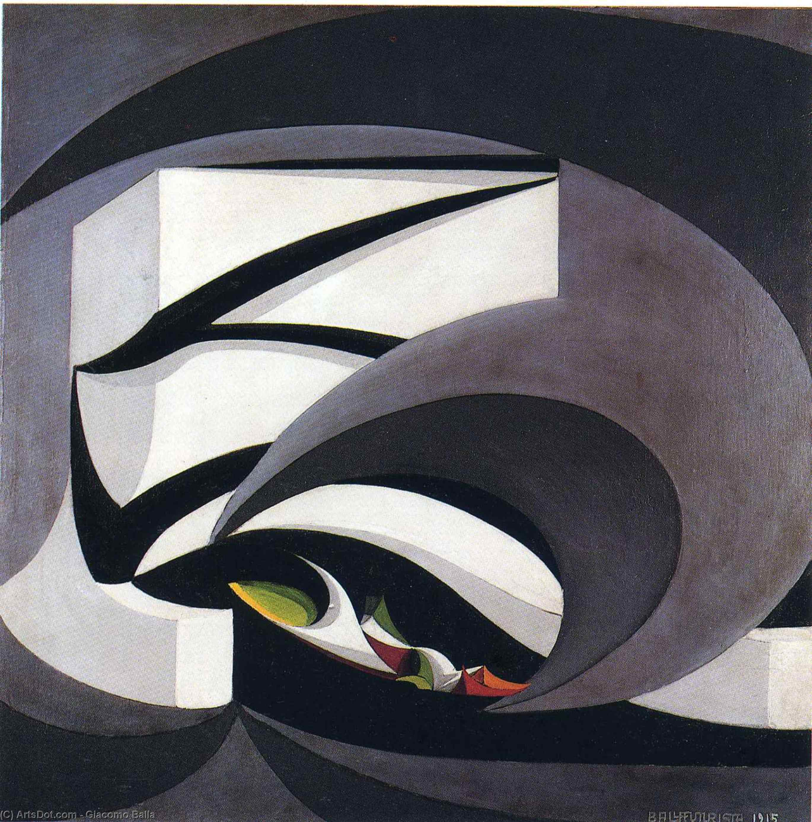 Wikioo.org - The Encyclopedia of Fine Arts - Painting, Artwork by Giacomo Balla - untitled (5866)