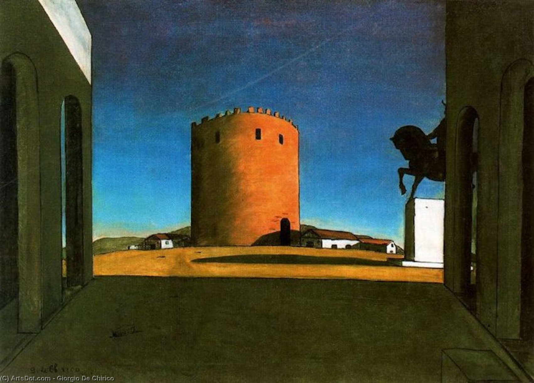 Wikioo.org - The Encyclopedia of Fine Arts - Painting, Artwork by Giorgio De Chirico - untitled (3074)