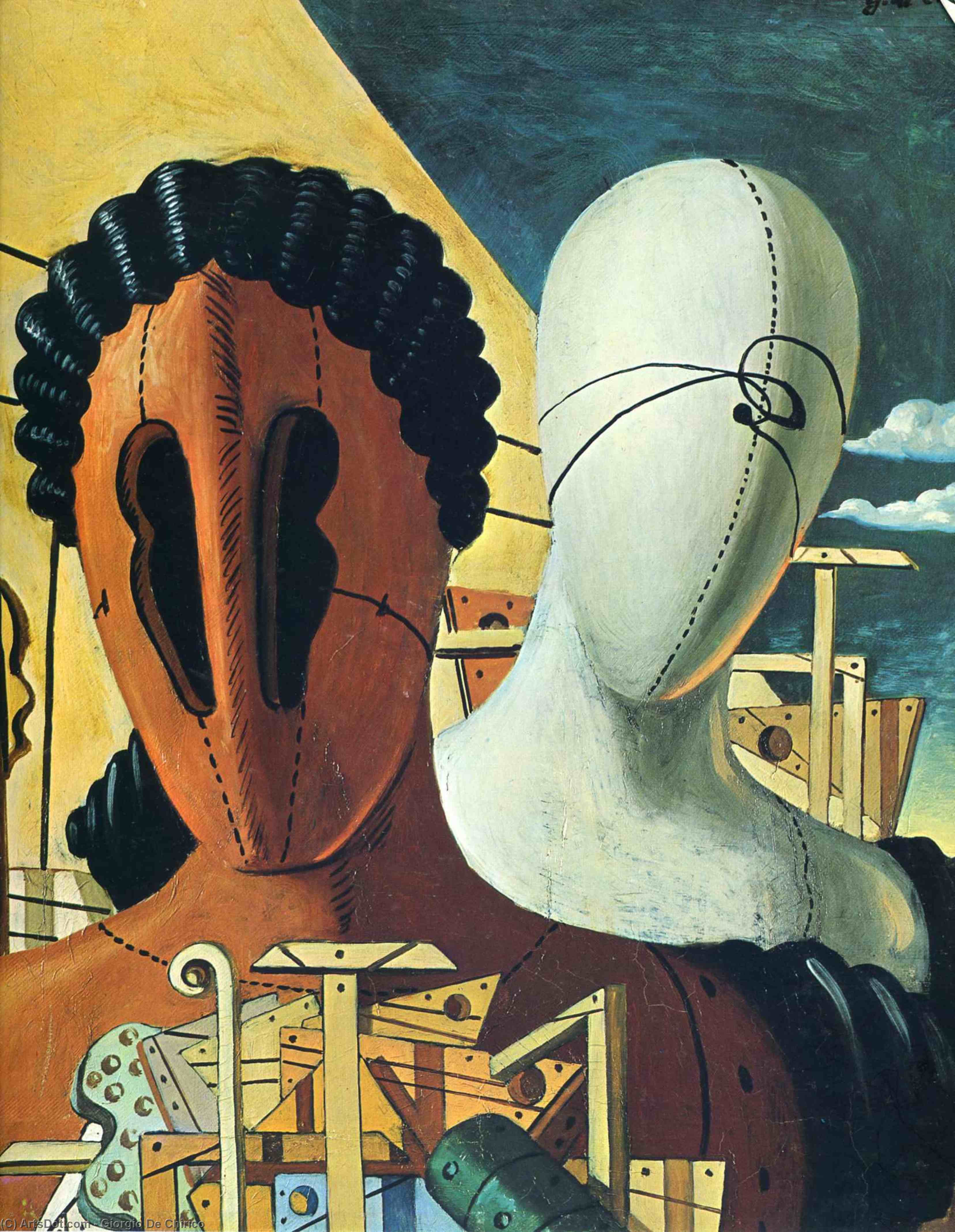 WikiOO.org - Encyclopedia of Fine Arts - Målning, konstverk Giorgio De Chirico - untitled (9996)