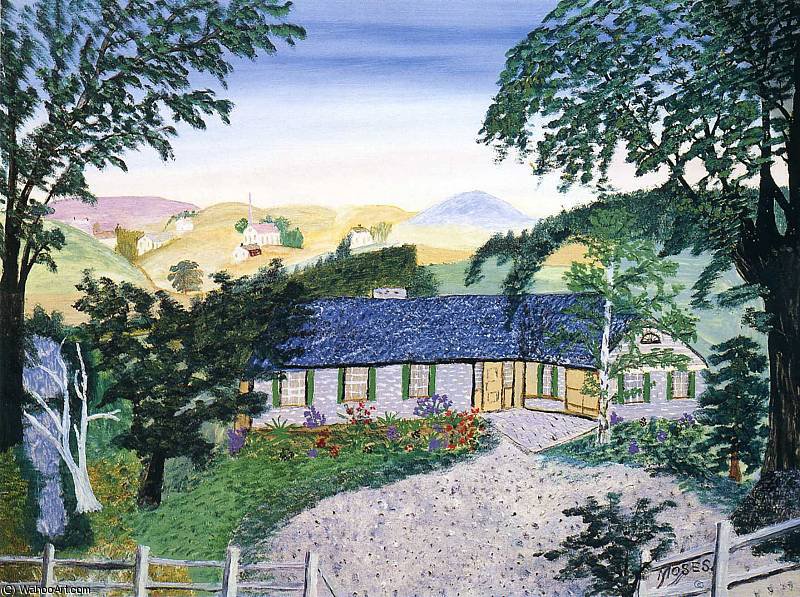 Wikioo.org - The Encyclopedia of Fine Arts - Painting, Artwork by Grandma Moses (Anna Robertson) - untitled (7006)