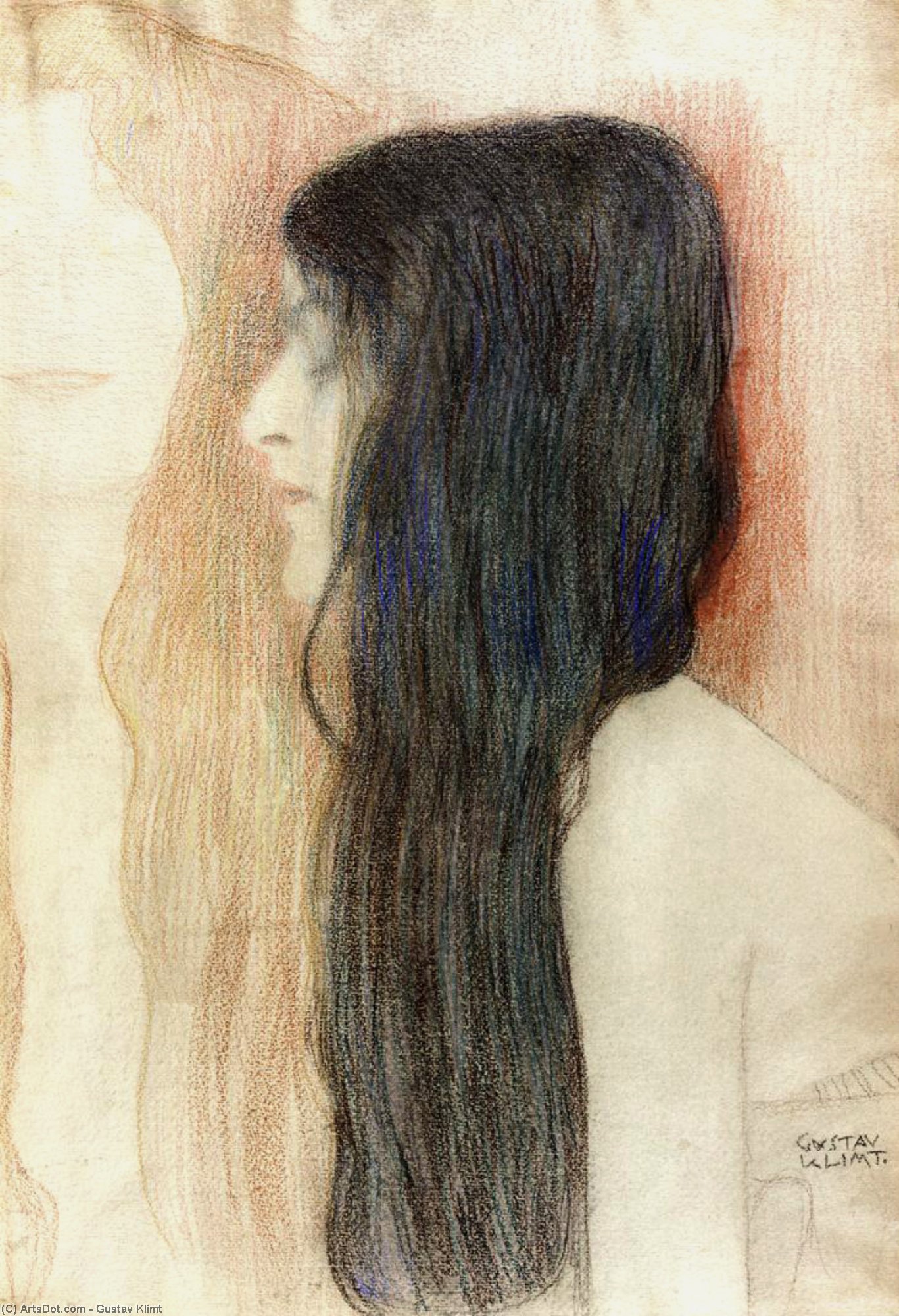 WikiOO.org – 美術百科全書 - 繪畫，作品 Gustav Klimt - 无 1378