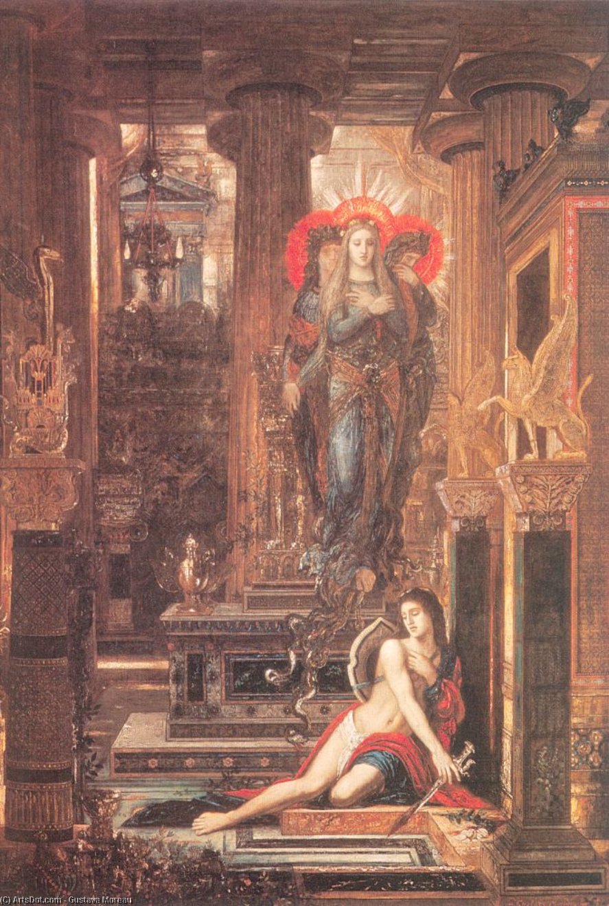 WikiOO.org - Enciklopedija dailės - Tapyba, meno kuriniai Gustave Moreau - untitled (4723)