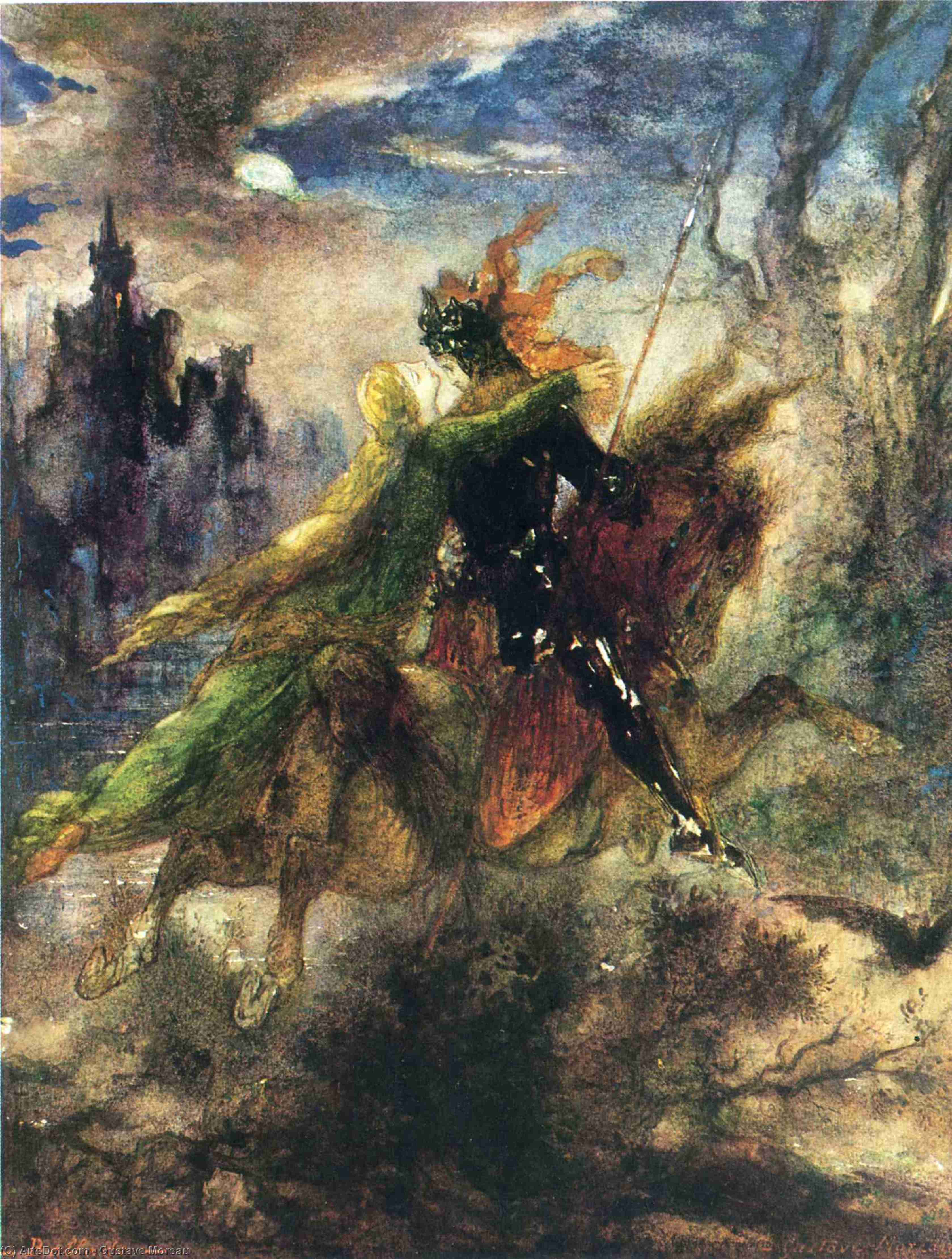 Wikioo.org - The Encyclopedia of Fine Arts - Painting, Artwork by Gustave Moreau - untitled (8429)