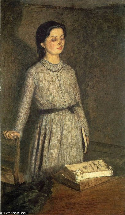 Wikioo.org – L'Encyclopédie des Beaux Arts - Peinture, Oeuvre de Gwen John - sans titre (8594)