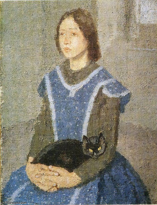 Wikioo.org - The Encyclopedia of Fine Arts - Painting, Artwork by Gwen John - untitled (8540)