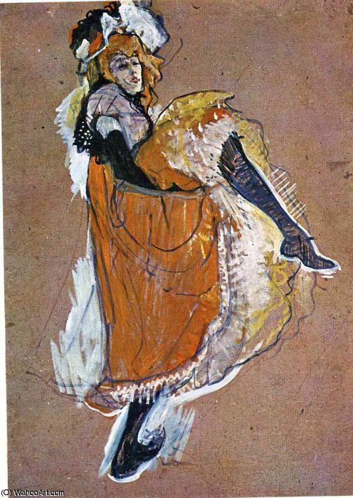 Wikioo.org – La Enciclopedia de las Bellas Artes - Pintura, Obras de arte de Henri De Toulouse Lautrec - sin título (6996)