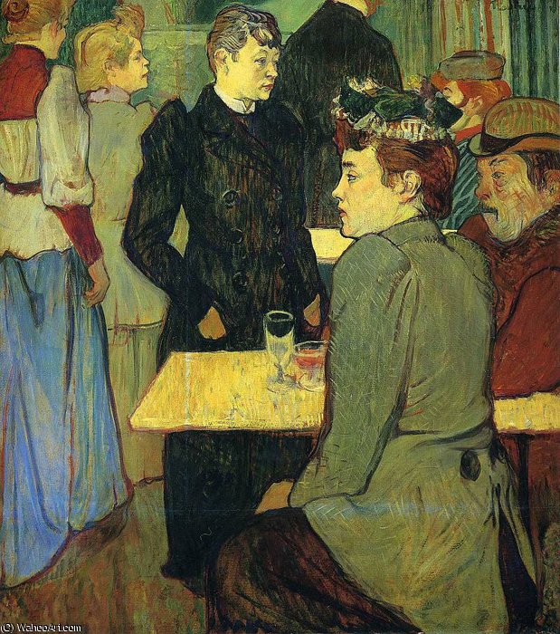 Wikioo.org – La Enciclopedia de las Bellas Artes - Pintura, Obras de arte de Henri De Toulouse Lautrec - sin título (114)