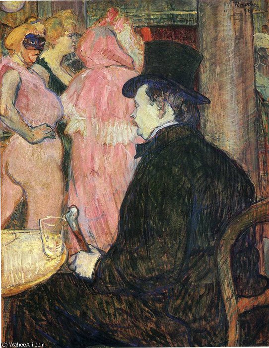 Wikioo.org - The Encyclopedia of Fine Arts - Painting, Artwork by Henri De Toulouse Lautrec - untitled (1810)