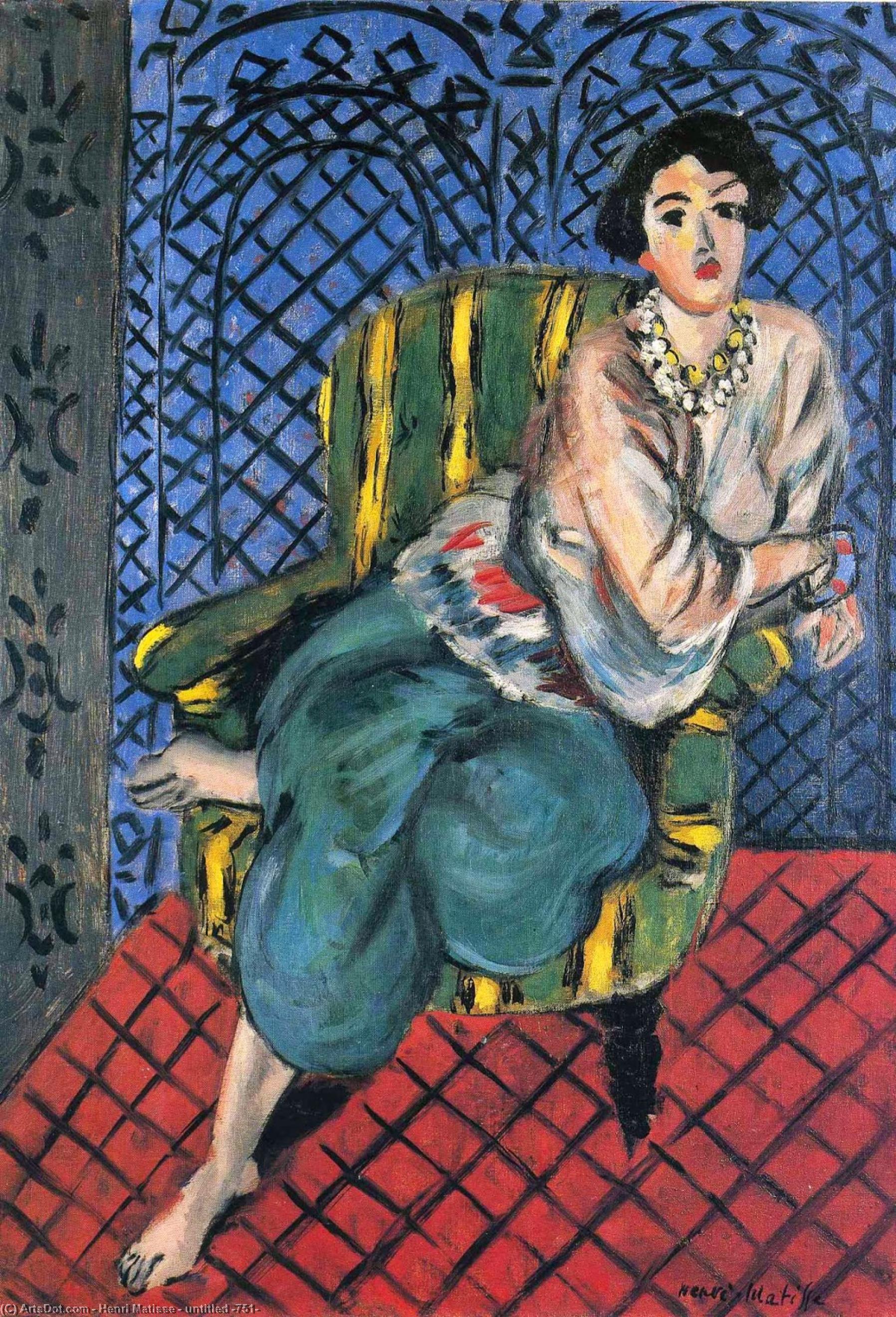 Wikioo.org - The Encyclopedia of Fine Arts - Painting, Artwork by Henri Matisse - untitled (751)
