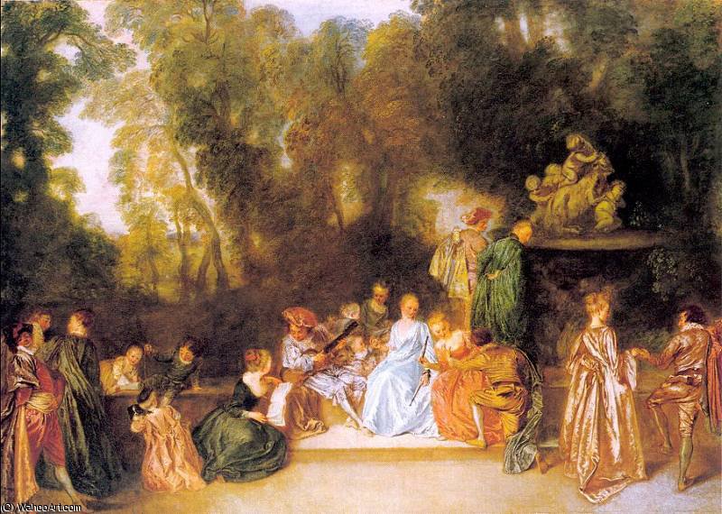 Wikioo.org - The Encyclopedia of Fine Arts - Painting, Artwork by Jean Antoine Watteau - untitled (3664)