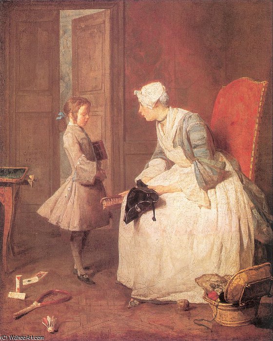 Wikioo.org - The Encyclopedia of Fine Arts - Painting, Artwork by Jean-Baptiste Simeon Chardin - untitled (6678)