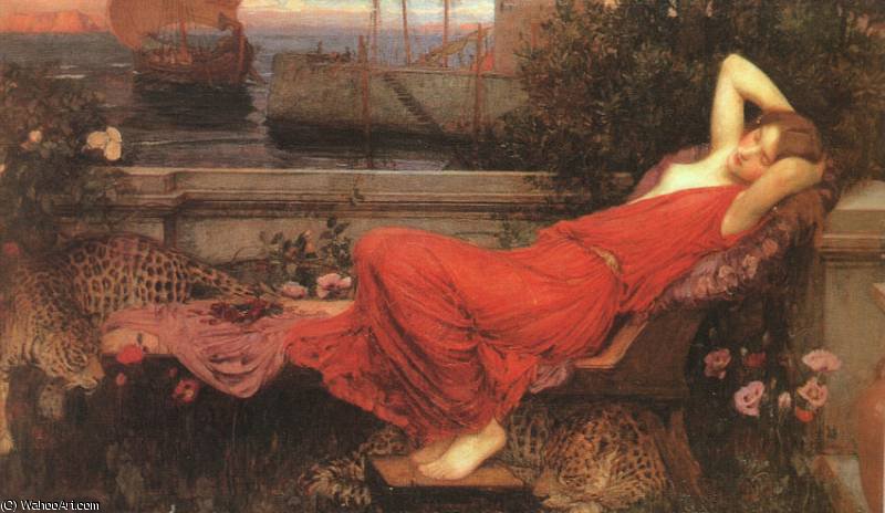 Wikioo.org - The Encyclopedia of Fine Arts - Painting, Artwork by John William Waterhouse - untitled (6668)