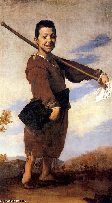 Wikioo.org – La Enciclopedia de las Bellas Artes - Pintura, Obras de arte de Jusepe De Ribera (Lo Spagnoletto) - sin título (1005)