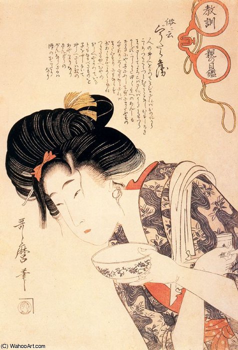Wikioo.org - The Encyclopedia of Fine Arts - Painting, Artwork by Kitagawa Utamaro - untitled (2698)