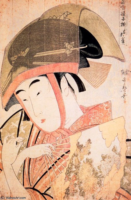 Wikioo.org – La Enciclopedia de las Bellas Artes - Pintura, Obras de arte de Kitagawa Utamaro - sin título (722)