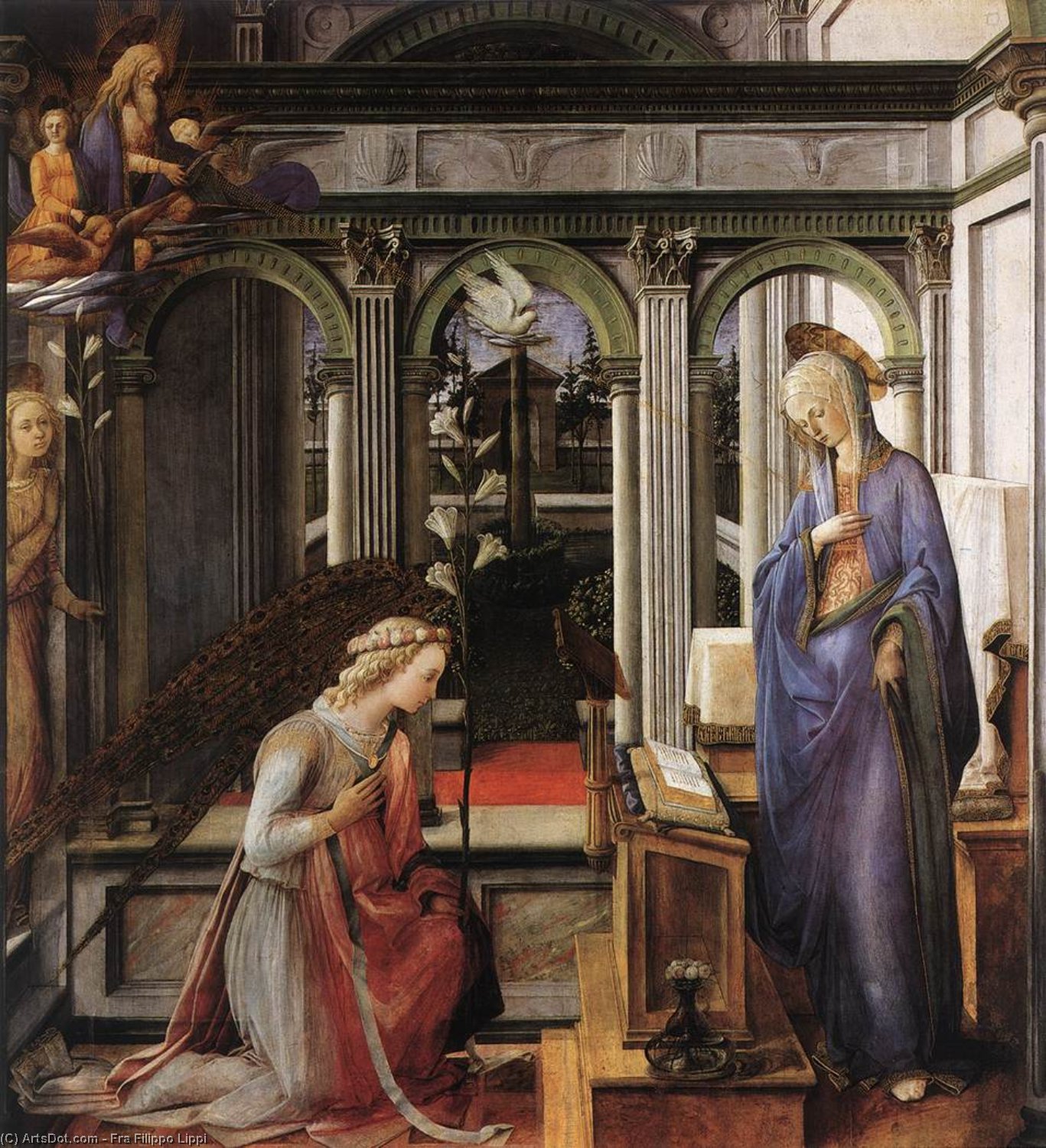 Wikioo.org – L'Encyclopédie des Beaux Arts - Peinture, Oeuvre de Fra Filippo Lippi - sanstitre 3564