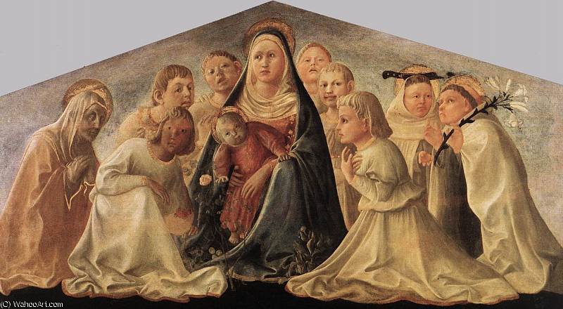 Wikioo.org - Die Enzyklopädie bildender Kunst - Malerei, Kunstwerk von Fra Filippo Lippi - ohne titel (1058)
