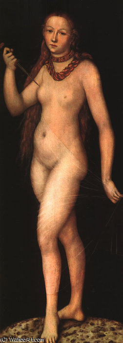 WikiOO.org – 美術百科全書 - 繪畫，作品 Lucas Cranach The Elder - 卢克丽霞
