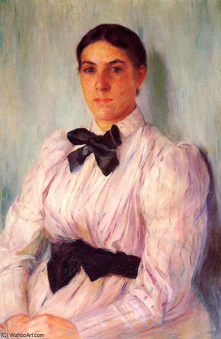 Wikioo.org - The Encyclopedia of Fine Arts - Painting, Artwork by Mary Stevenson Cassatt - Portrait of Mrs. William Harrison