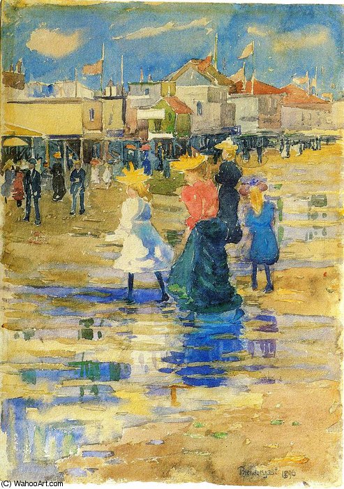 Wikioo.org - The Encyclopedia of Fine Arts - Painting, Artwork by Maurice Brazil Prendergast - untitled (7133)