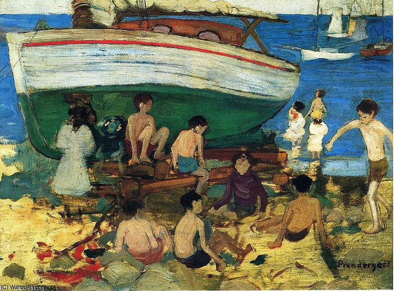 Wikioo.org - The Encyclopedia of Fine Arts - Painting, Artwork by Maurice Brazil Prendergast - untitled (3430)