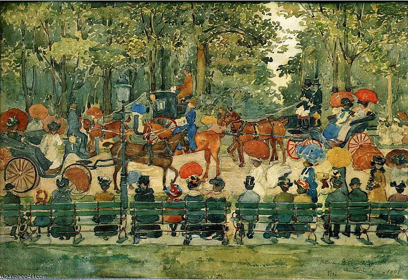 Wikioo.org - The Encyclopedia of Fine Arts - Painting, Artwork by Maurice Brazil Prendergast - untitled (1345)