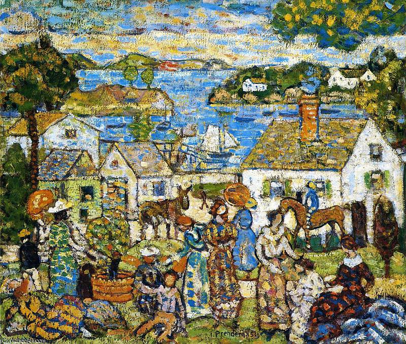 Wikioo.org - The Encyclopedia of Fine Arts - Painting, Artwork by Maurice Brazil Prendergast - untitled (5602)