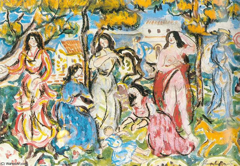 Wikioo.org - The Encyclopedia of Fine Arts - Painting, Artwork by Maurice Brazil Prendergast - untitled (1956)