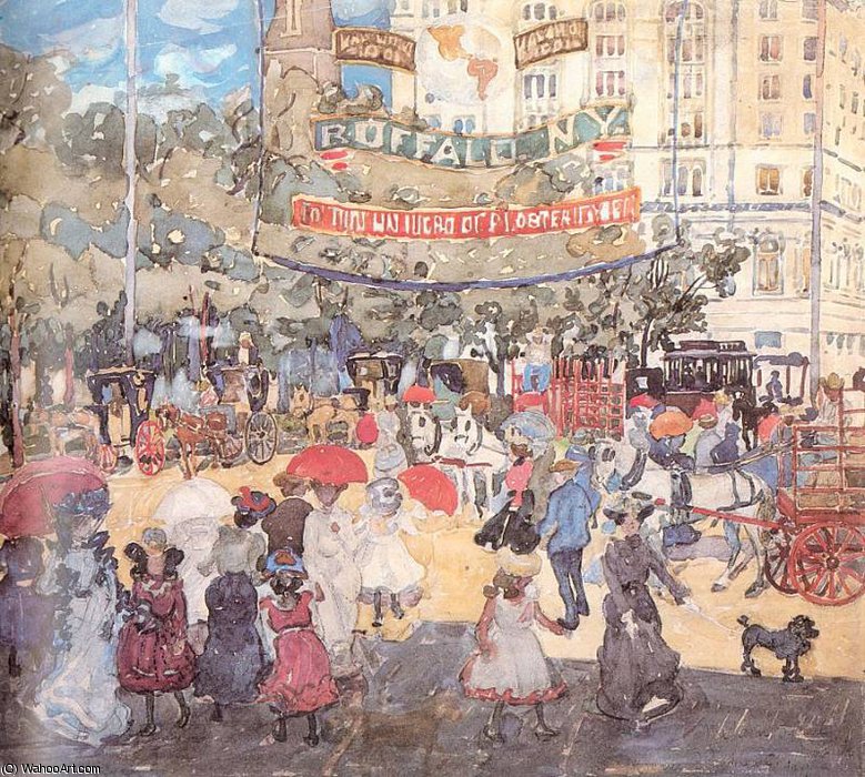 Wikioo.org - The Encyclopedia of Fine Arts - Painting, Artwork by Maurice Brazil Prendergast - untitled (4731)