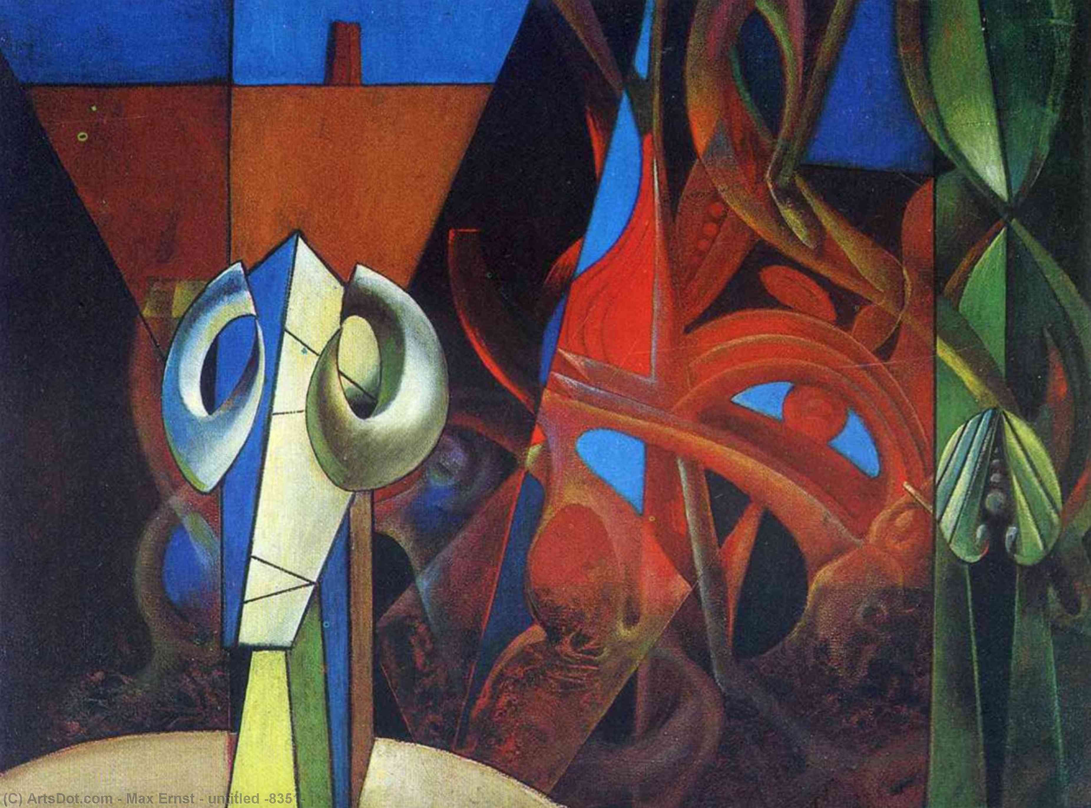 Wikioo.org – L'Encyclopédie des Beaux Arts - Peinture, Oeuvre de Max Ernst - sanstitre 8351