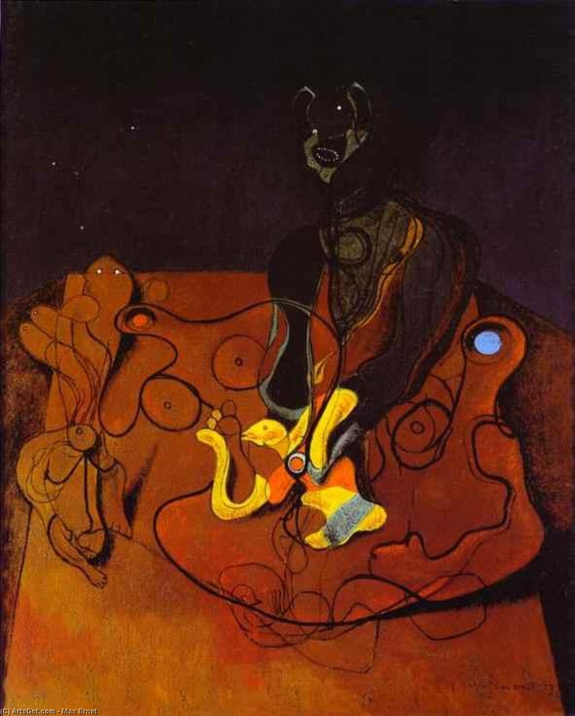 Wikioo.org - The Encyclopedia of Fine Arts - Painting, Artwork by Max Ernst - untitled (36)