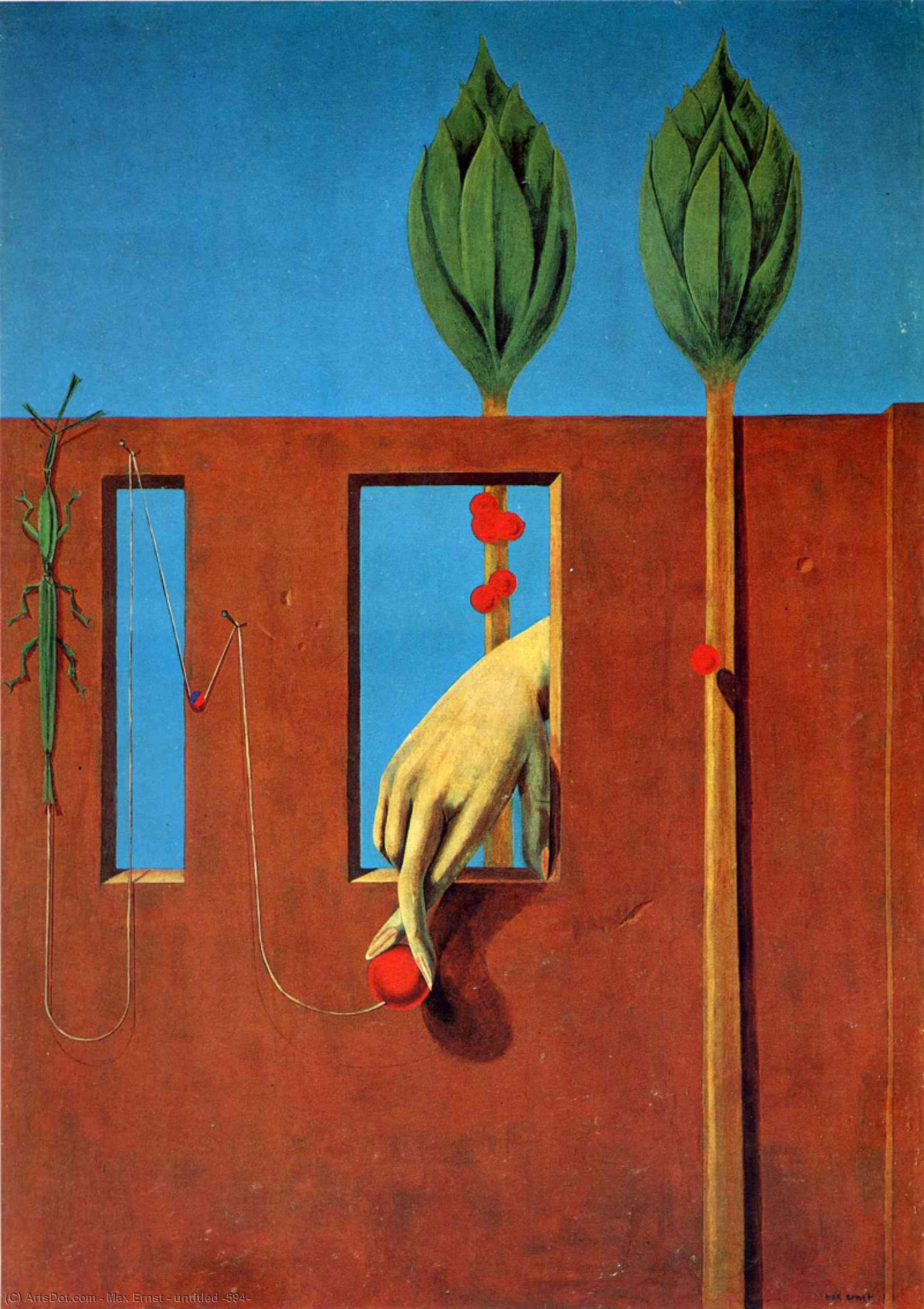 Wikioo.org - The Encyclopedia of Fine Arts - Painting, Artwork by Max Ernst - untitled (594)