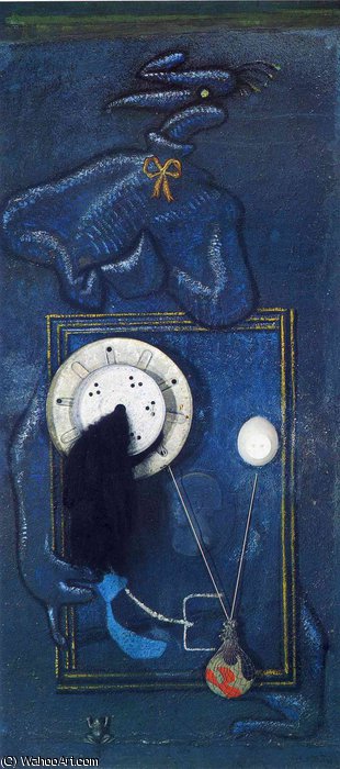 Wikoo.org - موسوعة الفنون الجميلة - اللوحة، العمل الفني Max Ernst - untitled (5029)