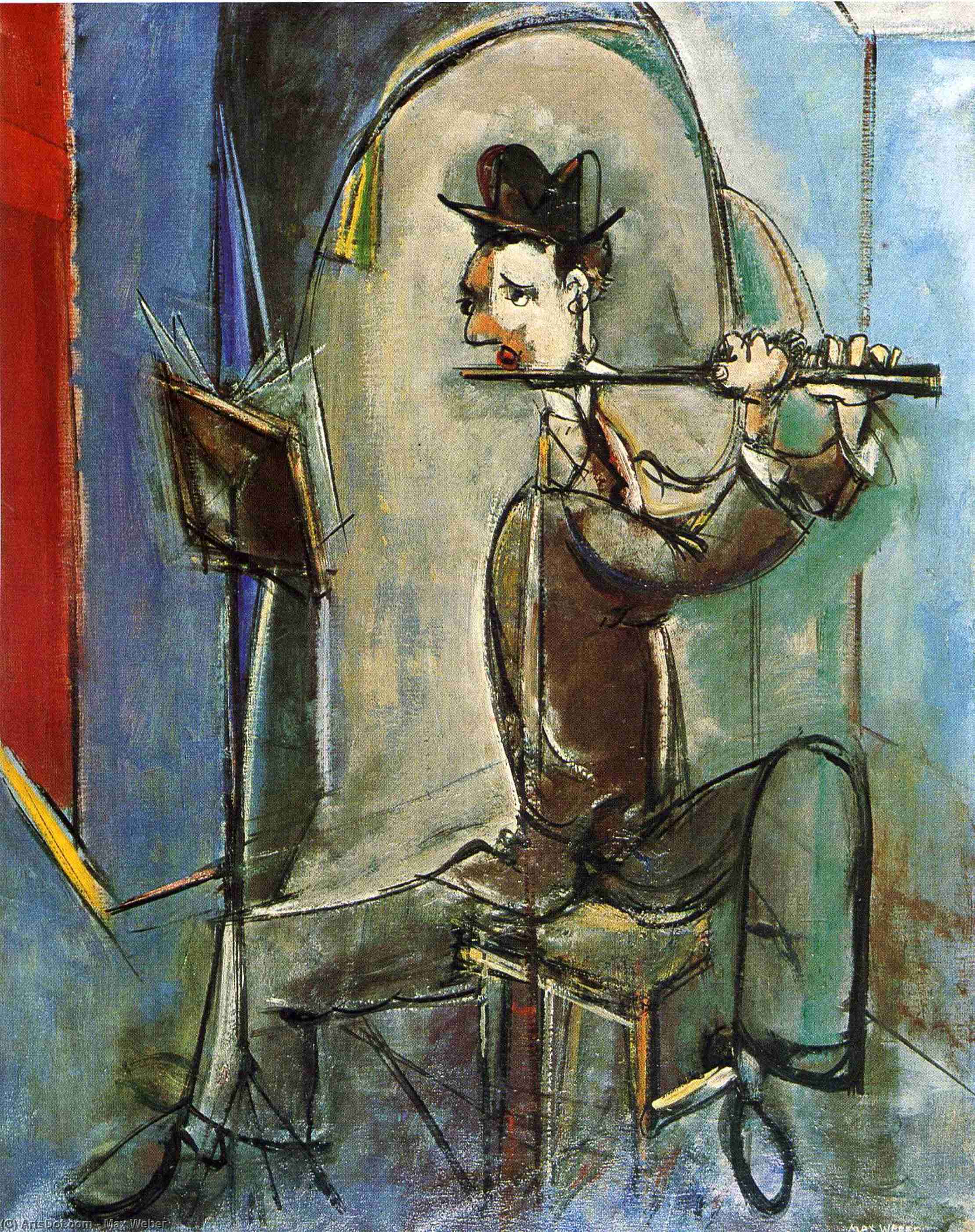 Wikioo.org - The Encyclopedia of Fine Arts - Painting, Artwork by Max Weber - untitled (9780)