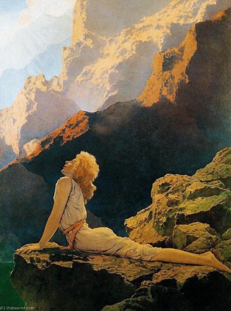 Wikioo.org - The Encyclopedia of Fine Arts - Painting, Artwork by Maxfield Parrish - Wild Geese
