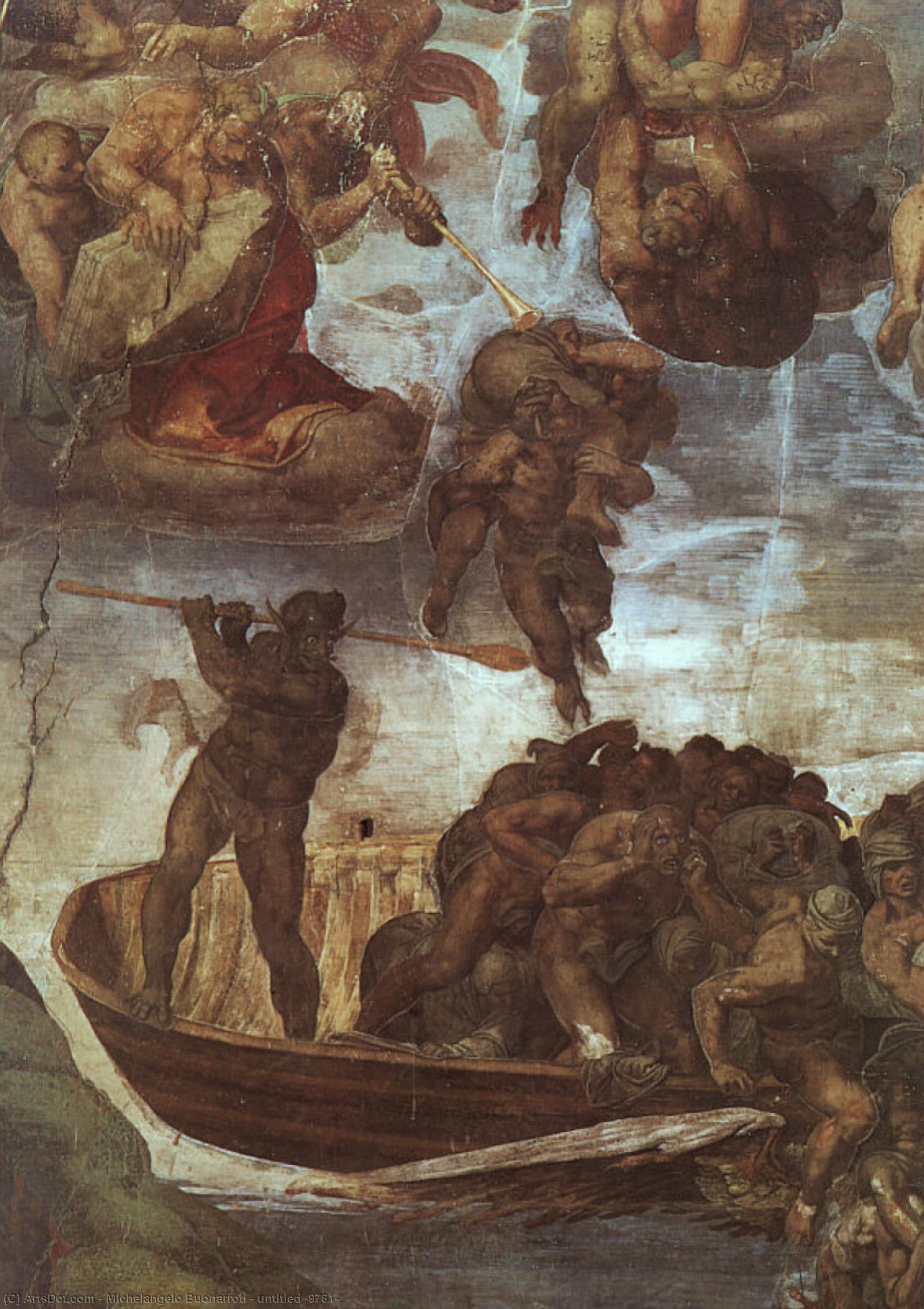 Wikioo.org – L'Encyclopédie des Beaux Arts - Peinture, Oeuvre de Michelangelo Buonarroti - sanstitre 9781