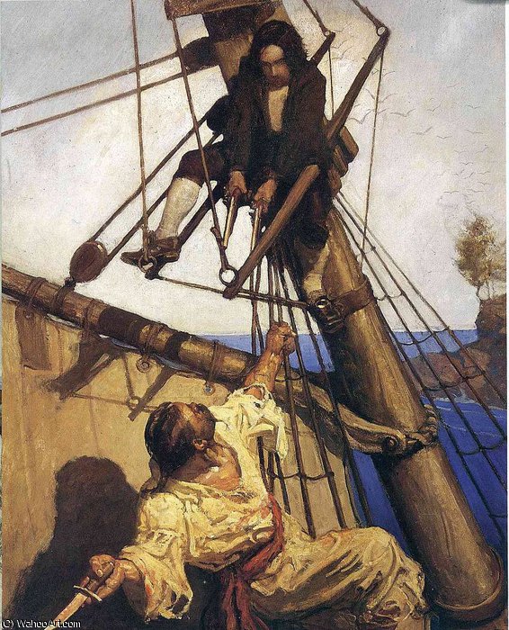 WikiOO.org - Enciclopédia das Belas Artes - Pintura, Arte por Nc Wyeth - untitled (9350)