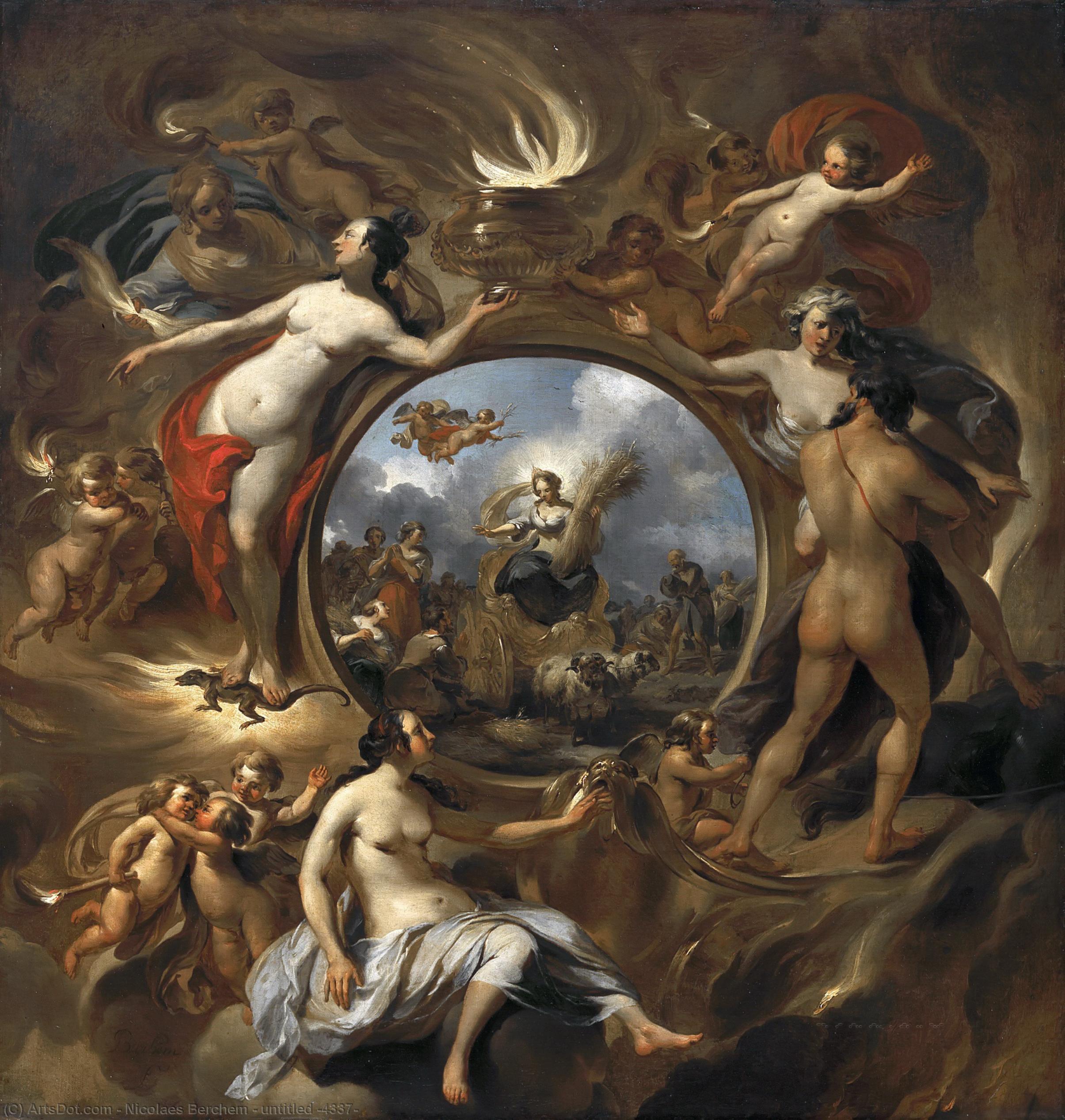 Wikioo.org – L'Enciclopedia delle Belle Arti - Pittura, Opere di Nicolaes Berchem - senza titolo 4337