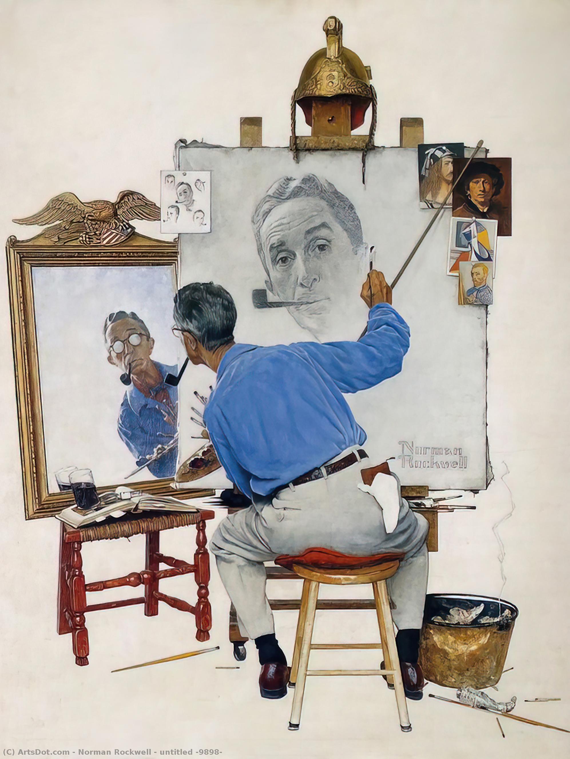Wikioo.org – La Enciclopedia de las Bellas Artes - Pintura, Obras de arte de Norman Rockwell - Sin título 9898
