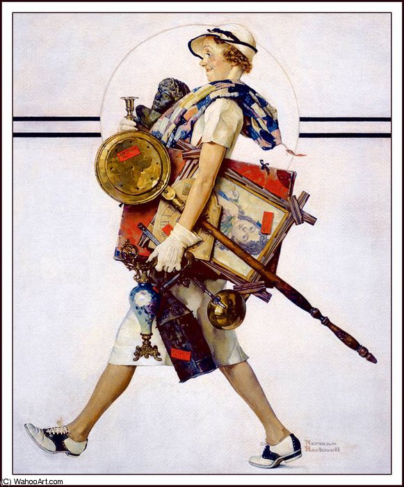Wikioo.org - The Encyclopedia of Fine Arts - Painting, Artwork by Norman Rockwell - Saturday Evening Post