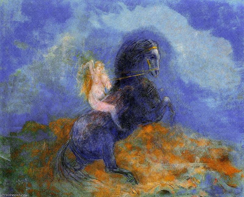 Wikioo.org - Bách khoa toàn thư về mỹ thuật - Vẽ tranh, Tác phẩm nghệ thuật Odilon Redon - untitled (989)