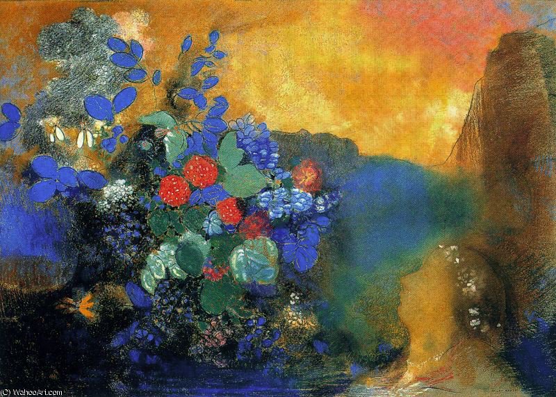Wikioo.org - The Encyclopedia of Fine Arts - Painting, Artwork by Odilon Redon - untitled (7833)