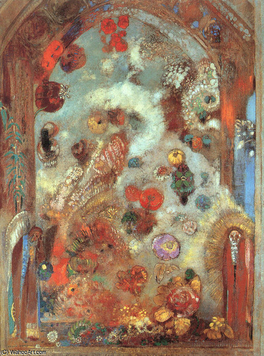 Wikioo.org - The Encyclopedia of Fine Arts - Painting, Artwork by Odilon Redon - untitled (9543)